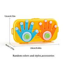 Finger Counting Math Educational Toy, Montessori Addition And Subtraction Learning Toy, Includes Storage Box, Number Blocks And Task Cards, Suitable For Preschool Children Aged 3 And Above - Multicolor - View 14