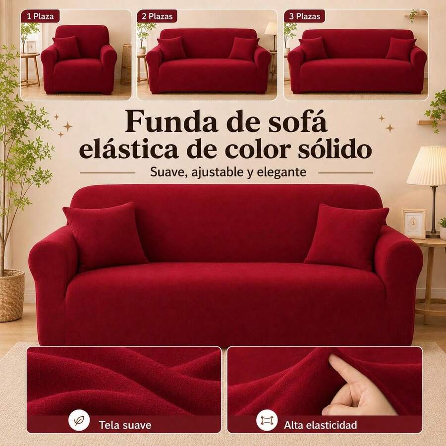 Sofa Slipcovers - Red - View 1