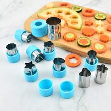 8 buah Cetakan Buah, Cetakan Kue Buah dan Sayuran Berbentuk Kupu-kupu, Cetakan Kue Stainless Steel, Alat Dapur Kreatif, Cocok untuk Kotak Bekal, Pesta Ulang Tahun, Natal dan Halloween, Perlengkapan Dapur - MultiWarna - View 7