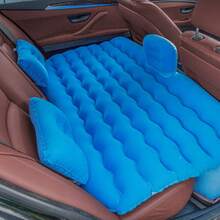 1pc Car Inflatable Bed, Wave Pattern Inflatable Mattress, Car Accessories, Back Seat Sleeping Pad, SUV/Sedan Universal Inflatable Bed, Portable Travel Camping Sleeping Pad - Perfect Gift For Drivers (This Product Does Not Include Air Pump, Only Includes One Inflatable Bed!) - Air Mattress*1 (pump Not Included) - View 3