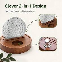 3pcs 51/53/58mm Espresso Powder Sieve, Includes Magnetic Pickup Tool And Storage Box, Suitable For Portafilter, Stainless Steel Reusable Filter, Prevents Channeling, Espresso Machine Replacement Accessories - Multicolor - View 4