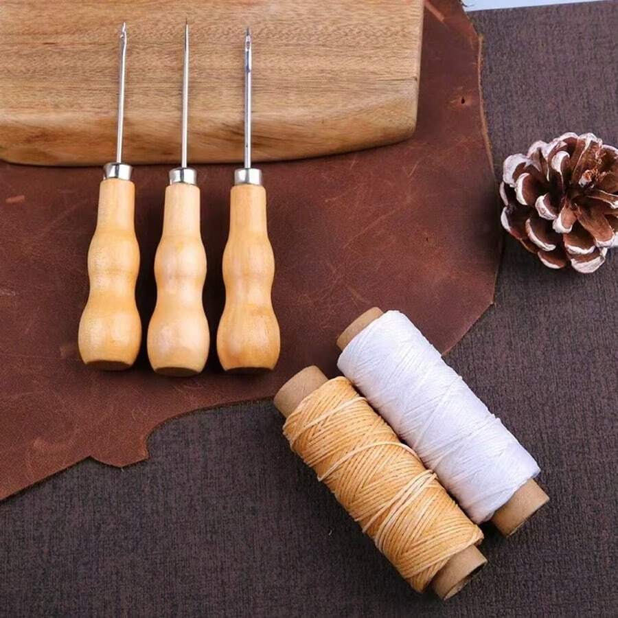 1 buah Alat Pembuat Lubang Lilin DIY, Lubang Bulat, Bentuk Tapered, Bor Tangan, Cetakan Silikon, Alat Kecil Praktis untuk Membuat Lubang Lilin, Alat Bantu dari Kayu - Berbagai gaya - View 1
