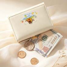 Pearl Bracelet Short Wallet Little Duck Cartoon Playful Women's Multi-Slot Coin Purse Fresh Cute PU Wallet - Multicolor - View 7
