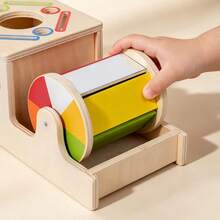 6-In-1 Color Sorting & Shape Matching Textile Drum Toy Set For Kids, Sensory Training Game Toy For Boys And Girls, Christmas Gift, Birthday Gift - Multicolor - View 10