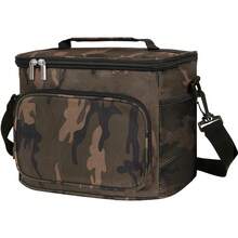 NEWHEY 1pc Black Large Capacity Waterproof Insulated Lunch & Beverage Bag With Adjustable Shoulder Strap, Food Bag - Multicolor - View 1