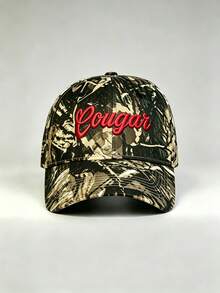 1pc Gothic Men Camo Hat Eougan Embroidered Hats For Men Adjustable Baseball Cap Fashionable Casual Hats Great For Travel, Parties, And Sun Protection - Camouflage - View 12