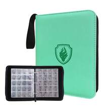 220 Coins PU Leather Zipper Coin Album, 20 Pockets Per Page Portable Coin Storage Book, Coin Collection Holder For Display & Protection - Multicolor - View 7