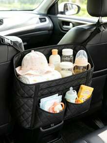 Leather Car Storage Bag, Suitable For Daily Car Item Storage And Organization, Essential For Travel And Storage - Multicolor - View 5