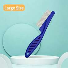 2-In-1 Pet Hair And Tear Stain Remover Brush - Stainless Steel Dog And Cat Flea Comb, Effectively Trims & Gently Removes Dull Fur And Fleas, Suitable For Dogs And Cats - Multicolor - View 15