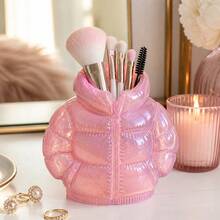 Cute Cotton Jacket Pen Holder Silicone Mold, Resin Flower Pot Vase Storage Plaster Mold, Handmade DIY Epoxy Resin Drip Glue Mold - A16A-2 Clothing Vase Mold - View 3