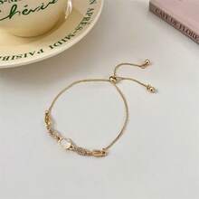 1 pieza Pulsera de estilo elegante y lujoso, diseño único, accesorio versátil y personalizado con sensación de alta gama - Amarillo Oro - Ver 10