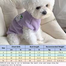 Cute Pet Cat/Dog Clothes,Dog Stuff,Small Dog Accessories,Soft Small Pets Clothes Outfits,Puppy Clothes,Suitable For Cats And Puppy,Puppy Supplies,Dog Clothes Male,Dog Clothes Female,Happy Dog - Multicolor - View 8