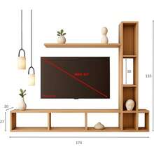 Television Stands & Entertainment Centers - Black - View 2