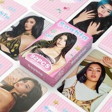 92 قطعة بطاقات صور LOMO قابلة للجمع لمجموعة فتيات دولية ومشاهير منفردين & صندوق تخزين، بطاقات بريدية زخرفية، طباعة فنية - متعدد الألوان - مشاهدة 3