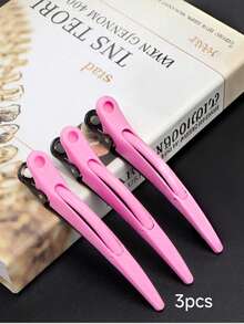 3/1pc Professional Hair Clips Salon Barber Hairpins Plastic DIY Hair Clips Hair Care And Styling Tools - Multicolor - View 10