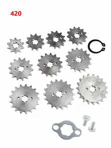 420 10/12/13/14/15/16/17/18/19 Tooth Front Engine Sprocket 17mm/20mmFor 70cc 110cc 125cc Pit Dirt Bike Replacement Accessories - A - View 6