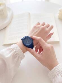 1pc Women's Fashion Casual Versatile Quartz Watch Suitable For Daily Wear - Blue - View 6