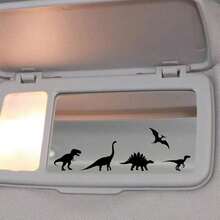 5 Sets Mini Dinosaur Easter Egg Sticker Set - Includes Velociraptor, Pterosaur And Vinyl Stickers For Car Windows - A - View 3