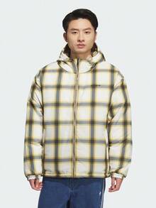 Adidas Originals Men's REVERSIBLE DOWN Jacket, Thick Down Jacket With 80% Down Content - Short KF9278 - Brown - View 3