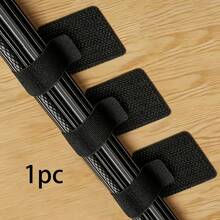 50pcs Nylon Self-Adhesive Cable Ties, Magic Tape, Easy Power Cord Organization, Flexible Multi-Purpose Home And Office Cable Straps, Wire Fixers - Easy Cable Management And Organization - Reusable Durable Cable Adhesive Rings, Suitable For Home And Office, Desktop Cable Rack, Cable Organizer, Self-Adhesive Cable Storage Tool, Cable Ties, Wall Cable Organizer, Computer Cable Clips, Network Cable Organizer, Christmas Decoration, Halloween Decoration, Outdoor Garden Decoration, Autumn Home Decor, Bedroom Decor, Kitchen Decor, Christmas Gift - Multicolor - View 17