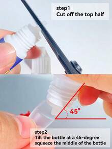 6 Pieces Rhinestone & Diamond Nail Glue – 3g Clear, Long-Lasting Nail Glue For Tips And Nail Art Supplies - 6Pcs - View 3
