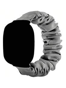 1pc Women's Elastic Scrunchie Watch Band For Versa 3/Versa 4/Sense 2, Soft Stretchy Replacement Strap, Printed Scrunchie Band, Suitable For Spring, Summer, Autumn, Winter, Fashionable And Easy To Wear, Perfect For Work, Date, Party, Sports - Mouldless - View 26