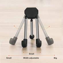 Foldable Tablet Stand With Adjustable Clamp - Universal Phone Holder Compatible With IPhone And Android, Desktop Tripod Base, Stable Support For Video Calls And Gaming - Multicolor - View 8