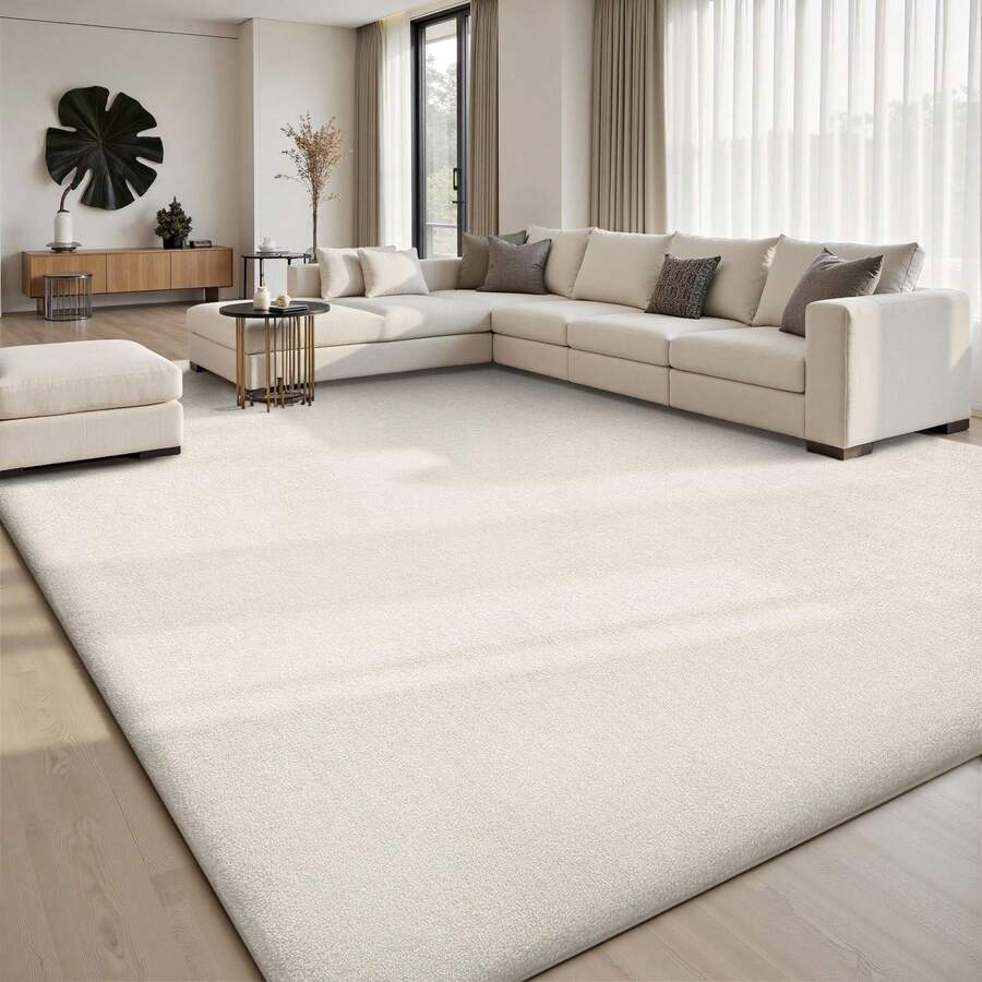 Treeboy Extra Large Rugs Short Pile Soft Fluffy Anti-Slip Mat Living Room Bedroom Carpet For Coffee Table, Carpet With Ins Style, Children's Bedroom, Bedside Carpet