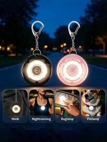 1pc LED Portable Light (USB Rechargeable) - Compact And Portable, Fits In Bag/Pocket, Soft Eye-Protecting Light, Suitable For Night Reading/Travel/Office Use, Ideal For Daily Lighting And Emergency Light. - Multicolor - View 1