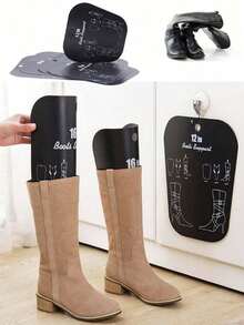 Women's High Heel Boots Shoe Rack,Long Boots Support Plate,Tall Boot Shaper, Plastic Boot Support Inserts,Support Boots Shape To Prevent Deformation, Suitable For Women's Boots, Leather Boots, Straight Boots ,Elastic Extender For Women Boots - Multicolor - View 2