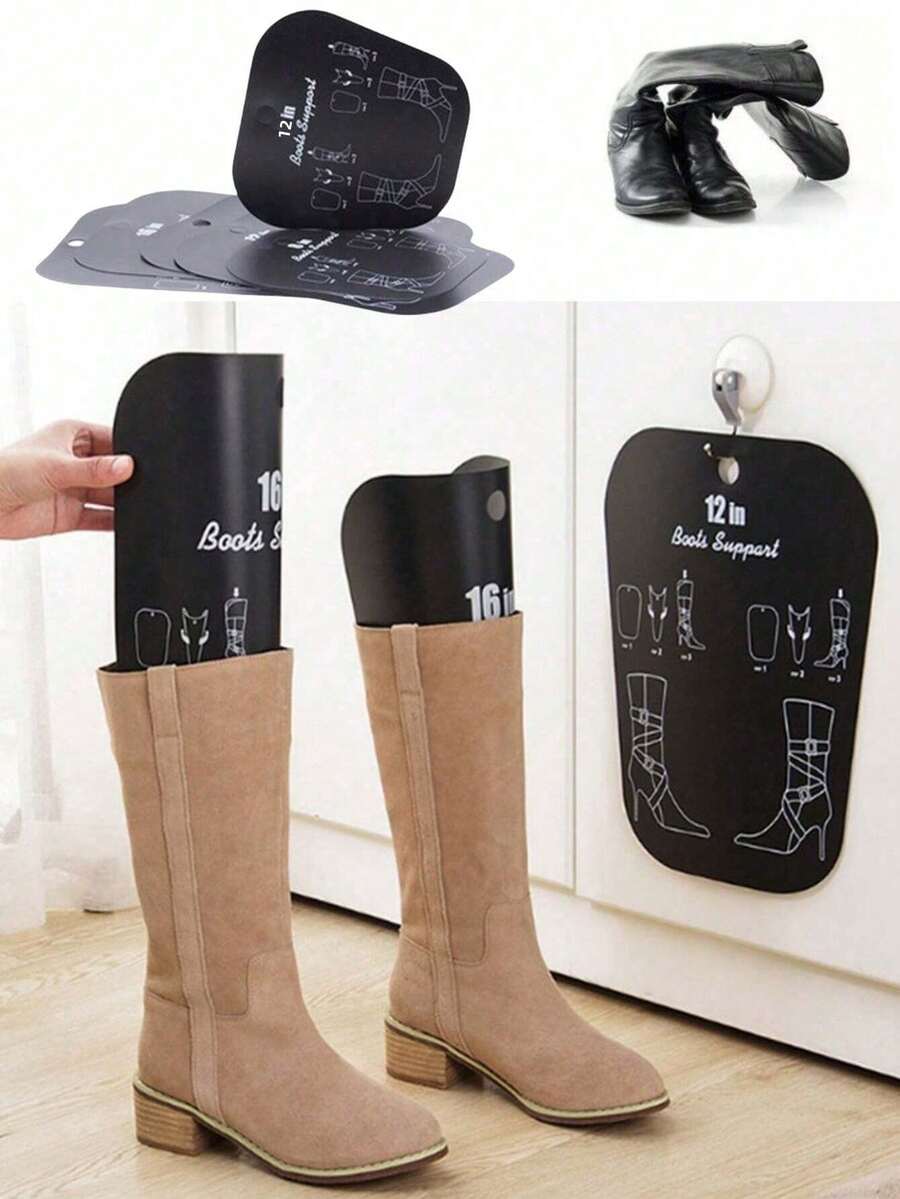Women's High Heel Boots Shoe Rack,Long Boots Support Plate,Tall Boot Shaper, Plastic Boot Support Inserts,Support Boots Shape To Prevent Deformation, Suitable For Women's Boots, Leather Boots, Straight Boots ,Elastic Extender For Women Boots