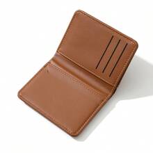 1pc Men's Short Wallet, Fashionable Slim Soft Wallet, Large Capacity Multi-Card Slots, Can Store Large Bills, Minimalist Coin Purse, Credit Card/Bank Card/ID Card/Photo Slot/Phone, Business Casual Style, Ideal Gift For Men's Birthday Or Partner, Fashionable Youth Style Suitable For Men And Women. Large Capacity Multi-Card Slots - Multicolor - View 5