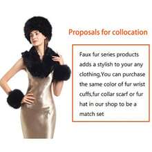 1 Pair Faux Rabbit Fur Wrist Cuffs Arm Leg Warmers Winter Boot Cuffs Warm Band Ring For Women - Multicolor - View 11