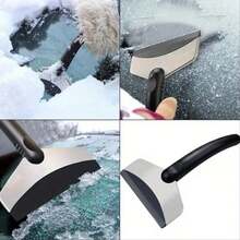 Multifunctional Car Snow Shovel Winter Windshield Defrosting De-Icing Scraper Tool Glass Snow Removal Tool Car Accessories, Car Essentials, Winter Car Tools, Christmas, Halloween And New Year Gifts - Multiple Styles - View 3