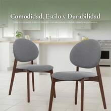Dining Chairs - Grey - View 6
