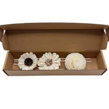2.56 Inch Solar Wood Chrysanthemum Aromatherapy Flower, Decorative Flower, Floral Vase Home Decor - Sun-shaped Chrysanthemum Aroma Flower - View 6