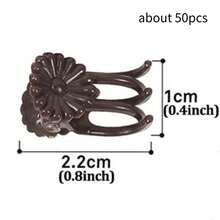 Approx. 50pcs Plant Stem Clips, Plant Vine Support Clips, Used For Upright Growth Of Flowers, Branch Clips, Garden Plant Support Clips - Multicolor - View 3
