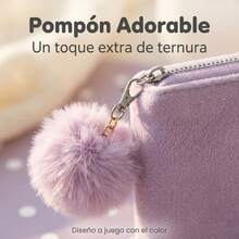 Cartera de felpa para mujer - LM21-NEGRO - Ver 7