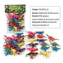 Juguetes Dinosaurio Mundo F73 Creta Fig Niños Mexi Mexico Envio Rapido - 1 - Ver 2