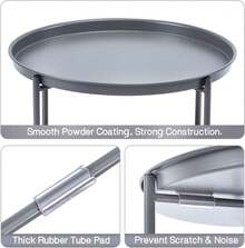 Outdoor Coffee Tables - Dark Grey - View 5