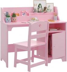 Kids Desks & Desk Sets - Pink - View 1