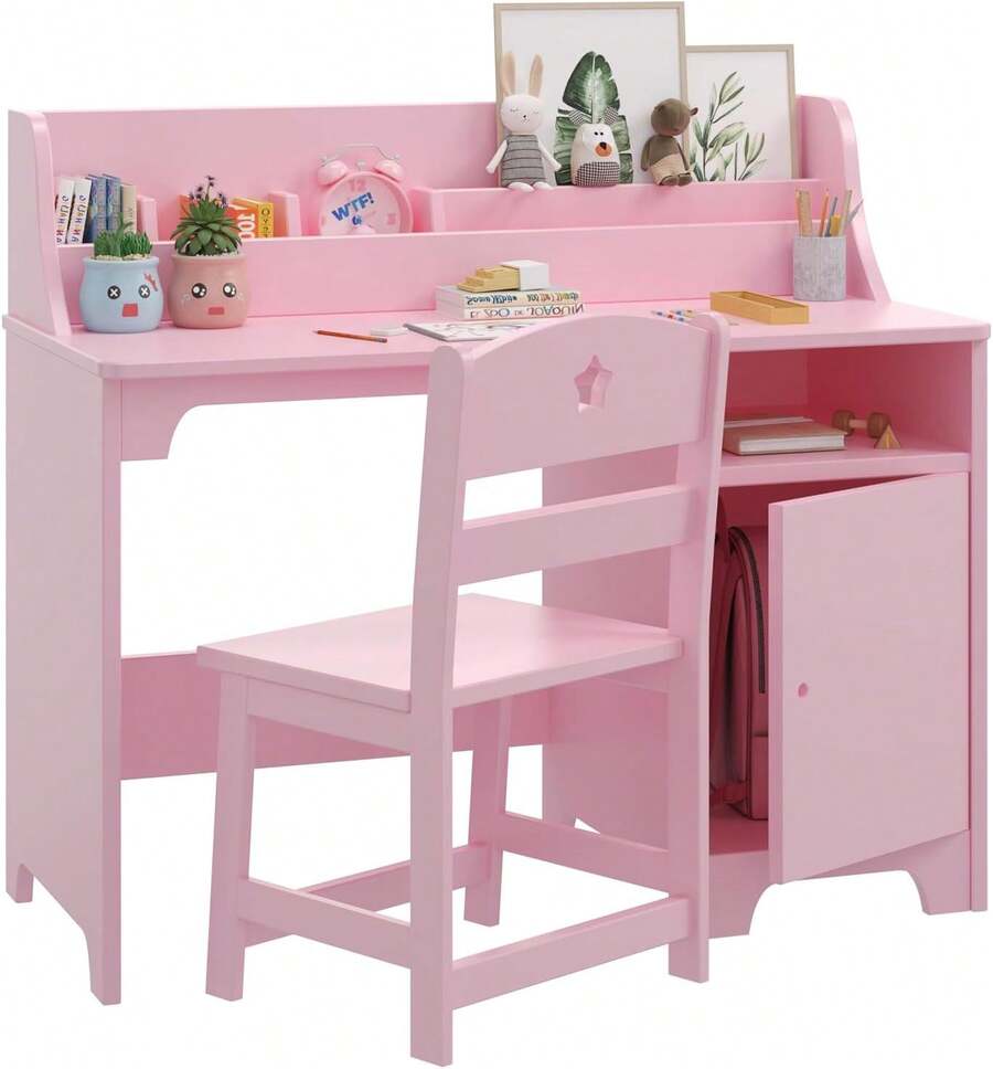 Kids Desks & Desk Sets - Pink - View 1