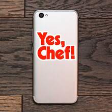 1PC Workplace Culinary Decal Sticker, Yes Chef Cooking Humor Vinyl Sticker For Kindle Laptop, Waterproof Laptop Sticker For Water Bottle Journal Travel Case, Unique Gift For Pastry Chefs Bakers Coworkers Friends - Multicolor - View 6