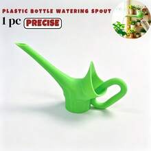 1pc Plant Watering Spout, Home Garden Watering Tool, Fits Mineral Water Bottles, Bottle Cap Design Compatible With Most Sizes, Ergonomic Handle Easy To Grip, Indoor Flower Watering Nozzle - Multicolor - View 7