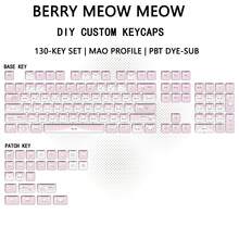 Christmas Meow Keycaps Berry Meow Keycaps Pudding Meow Keycaps Pixel Cat Keycaps Milk Brown Kitten Keycaps Cute DIY Cat Head Highly Attractive Side-Printed PBT Five-Sided Dye-Sublimation MOA Compatible With Mechanical Keyboards - View 11