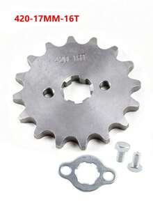 420 10/12/13/14/15/16/17/18/19 Tooth Front Engine Sprocket 17mm/20mmFor 70cc 110cc 125cc Pit Dirt Bike Replacement Accessories - A - View 26