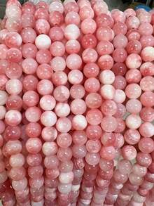 6/8/10mm Alxa Agate Natural Colorful Round Beads, For Jewelry Making DIY Necklace Bracelet Accessories - Multicolor - View 10