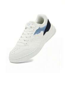 361degree New Men's Lightweight Versatile Retro Comfortable Casual Sneakers - White/Blue - View 1