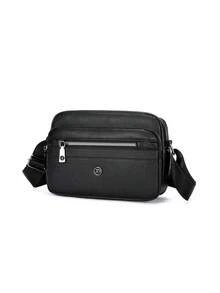 New Style Crossbody Bag, Fashionable And Casual, Large Capacity Commuting Shoulder Bag, Crossbody Bag - Black - View 9