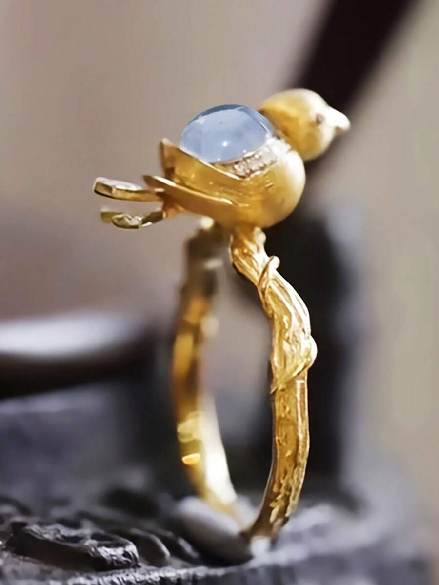 1pc Elegant Ring For Women, Wedding Engagement Party Jewelry, Valentine's Day Gift - 1# - View 1
